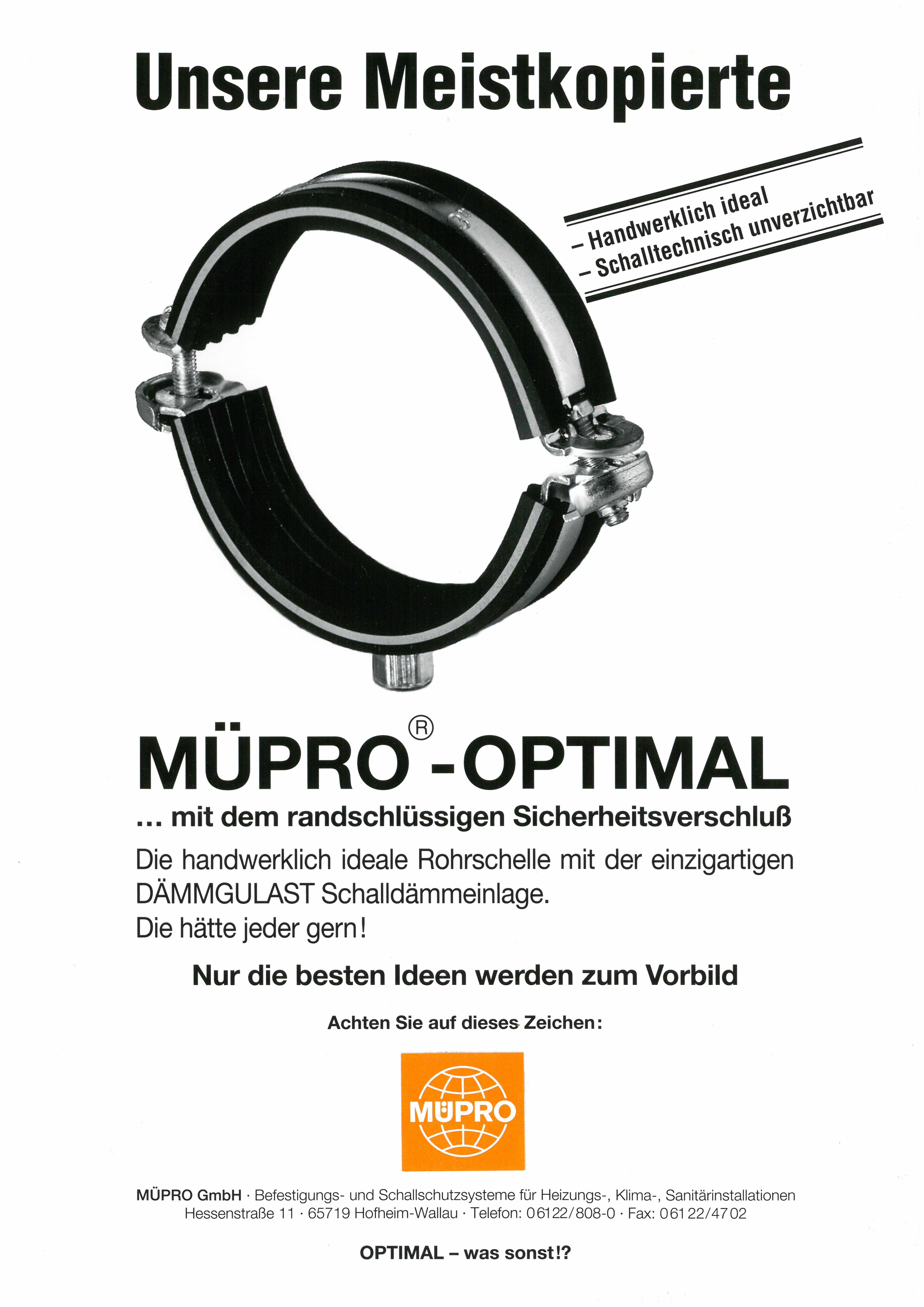 Rohrschelle Optimal