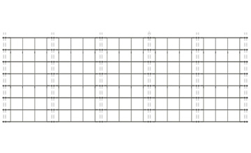 Deckenraster aus MPT Q150, MPT Q100 und MPR Systemschienen.